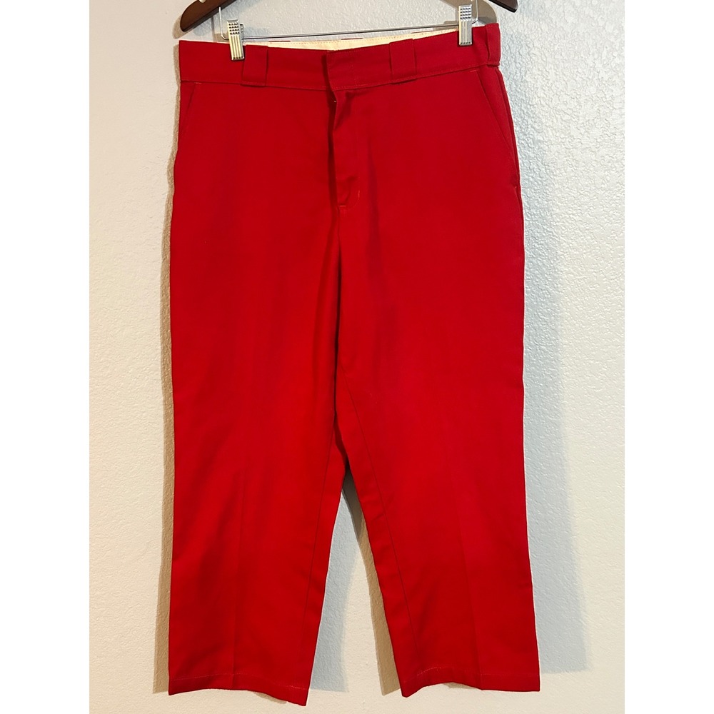 Dickies x Urban Outfitters 874 Red Straight Leg Work Pants 12R